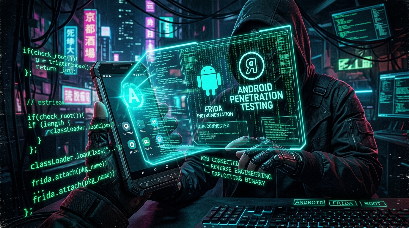MÓDULO 16 — MOBILE HACKING (Android: fluxo completo de teste de APK com Frida)