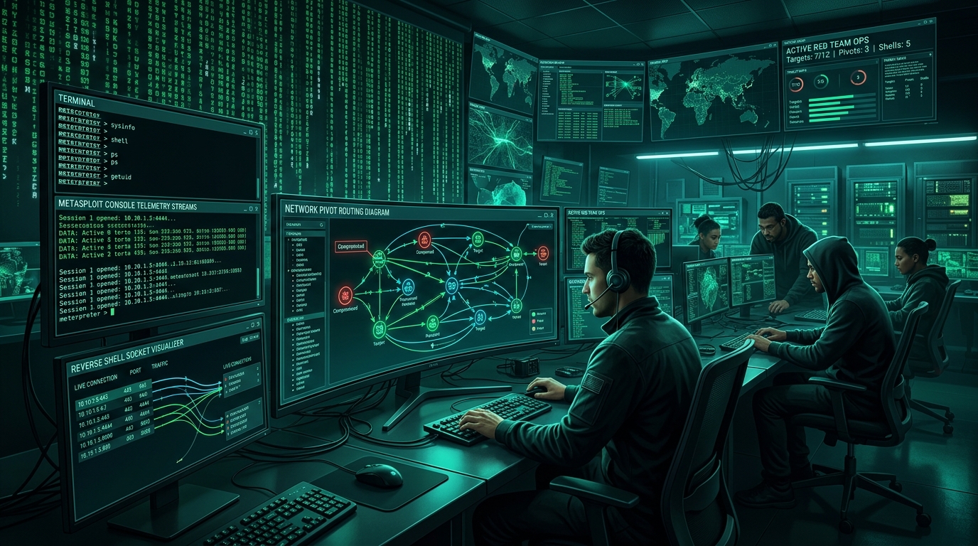 MÓDULO 7 — Exploração (Exploitation) & Pivoting: Metasploit, MSFVenom e Movimentação Lateral